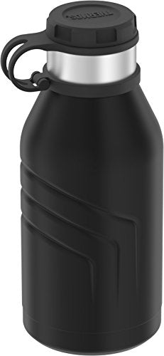 Thermos Element 5 Vacuum Insulated 32 oz Beverage Bottle with Screw Top Lid, Black