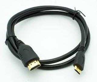 MPF Products Mini C HDMI to HDMI Cable Cord Replacement Compatible with Select Panasonic Digital Cameras (Compatible