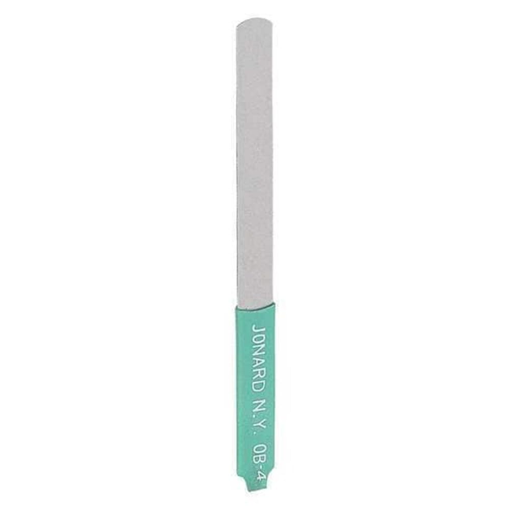 Jonard OB-4/12 Burnisher with Green Plastic Insulated Handle, for Fine Contacts, 3" Length x 1/4" Width x 0.020" Thickness (Pack of 12)