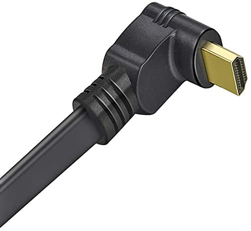 URWOOW 90-Degree (1FT) HDMI Extension Cable High Speed Down Angle Male to Female Extension Wire Cord HDMI Extender