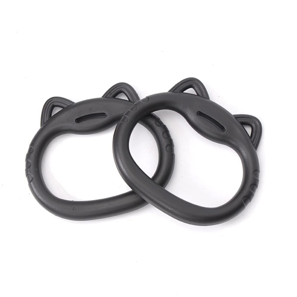 JIANWEI Gymnastics Rings Set for Kids, Professional Children Trapeze Bar Pull Up Rings with Straps Kids Playground Home Exercise Gym Rings with Drawstring Bag for Children Exercise