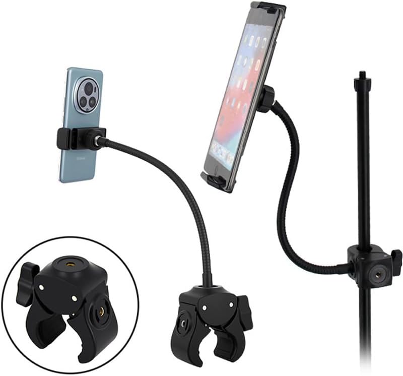 ThtRht 1/4''-20 Camera Clamp Mount with Threaded Connector Super Clamp Mount for Magic Arm Camera Tripod Pole