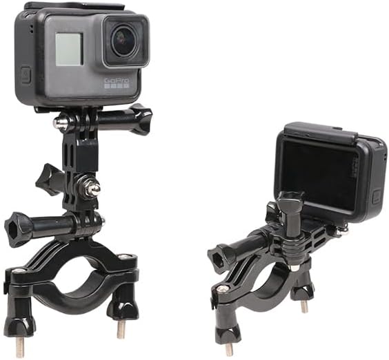 360 13-4, Reflex Camera Metal Handlebar Mount Clip Durable, Adjustable Camera Holder for Go Pro Hero Other Cameras