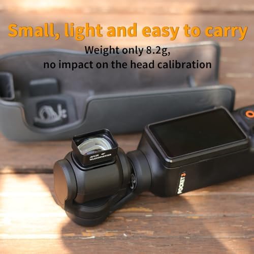 FOSA 2X 3, 3 Magnification Lens for Pocket Long Distance Photography Telephoto Lens, Portable Magnetic Lens Filter