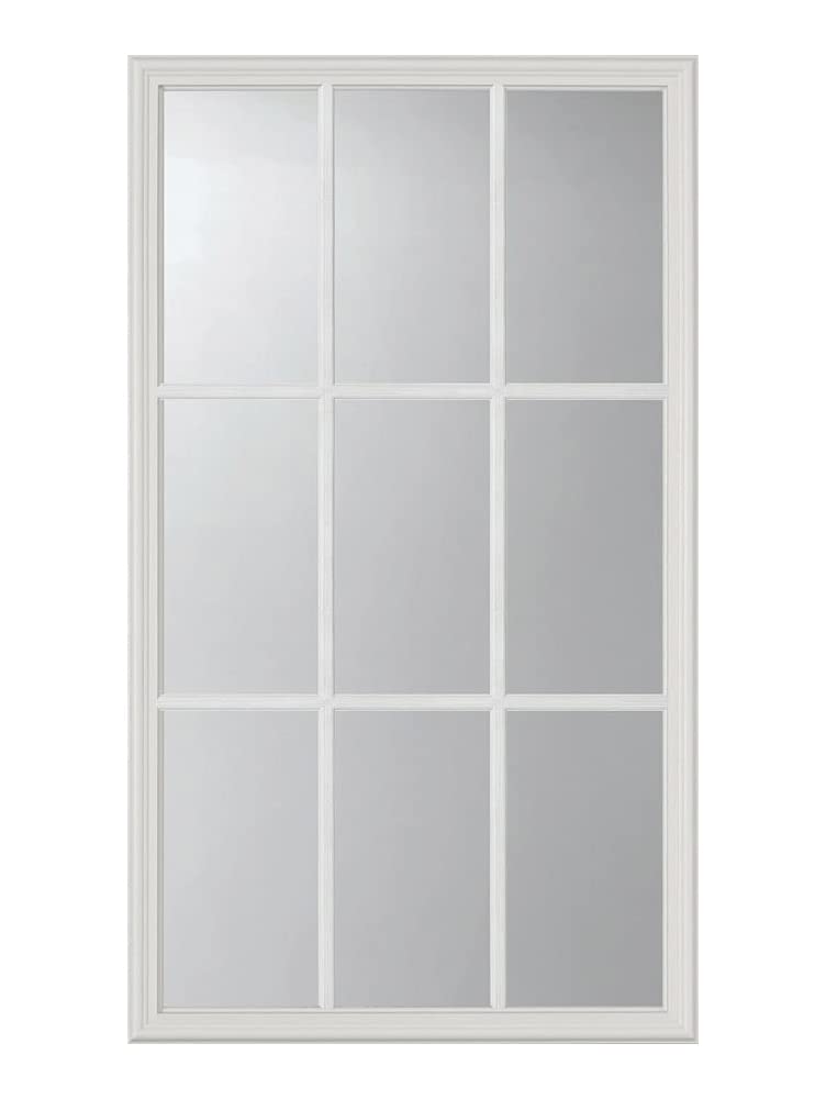 ODL Clear Low-E Door Glass - 9 Light External Grille - 24" x 38" Frame Kit