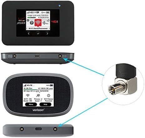 Woostars 4G 3dBi TS9 4G 2pack LTE Antenna Mini External Antenna for Verizon AT&T T-Mobile Sprint LTE Mobile Hotspot