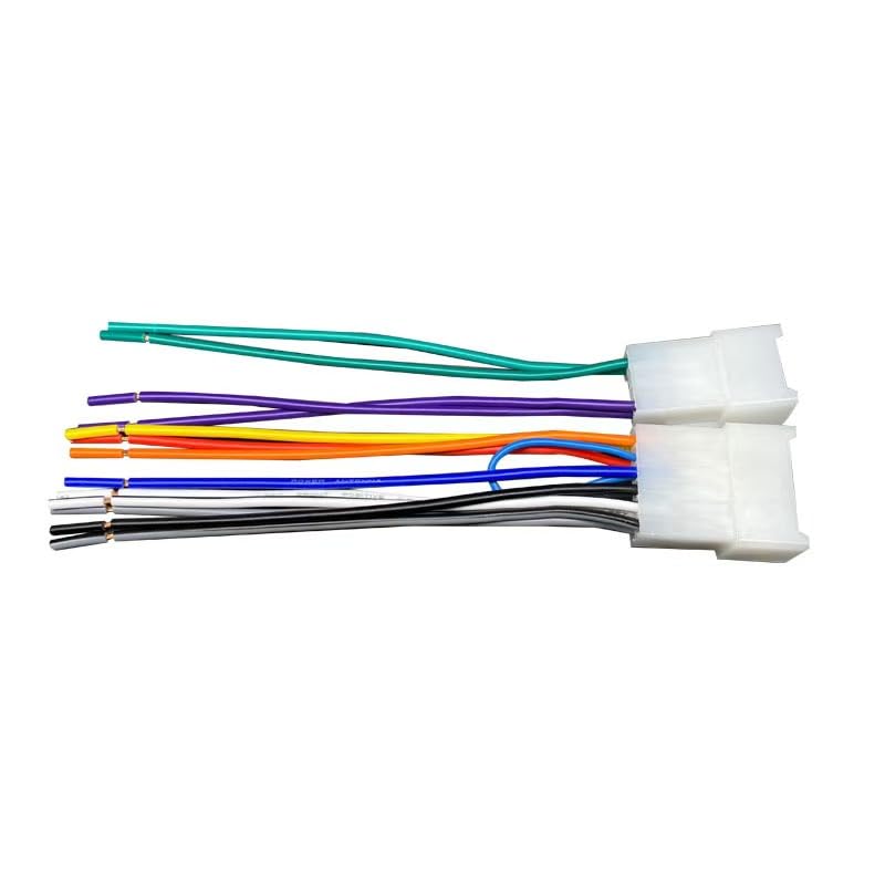EZYUMM (1987-Up) 4 Universal Radio Wiring Harness for Toyota Vehicles - Speaker Plug & Play Stereo Installation Adapter