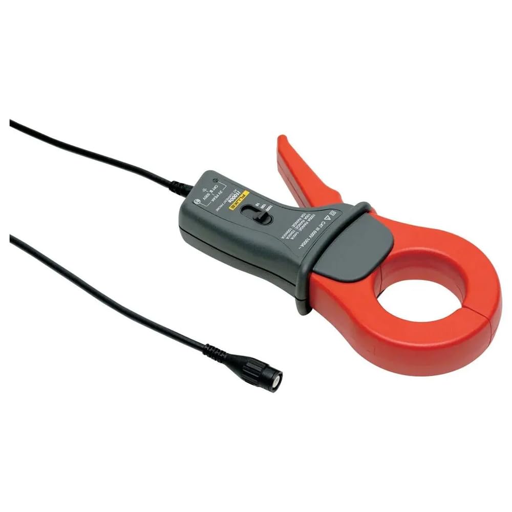 Fluke I1000S Large AC Current Probe, 600V AC Voltage, 1000A rms Current, 5 Hz to 100 kHz