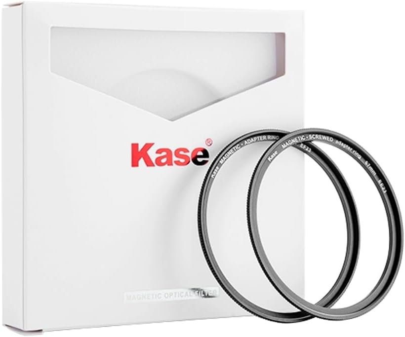 Kase 72mm 72mm Magnetic Lens and Filter Adapter Ring Kit - Convert Screw-in Thread Filter to Magnetic, Ultra-Thin