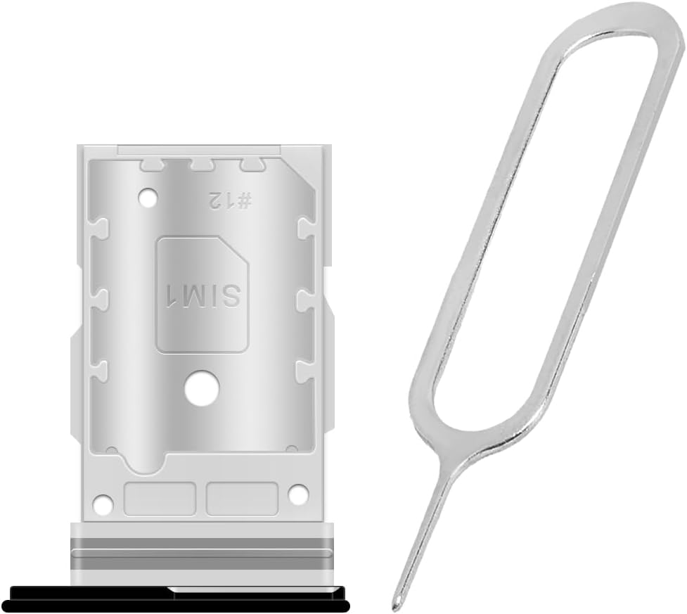 AceSoft S24 SM-S928U Premium Real Extra Single SIM Card Tray Holder + SIM Card Ejection Pin Compatible with Samsung