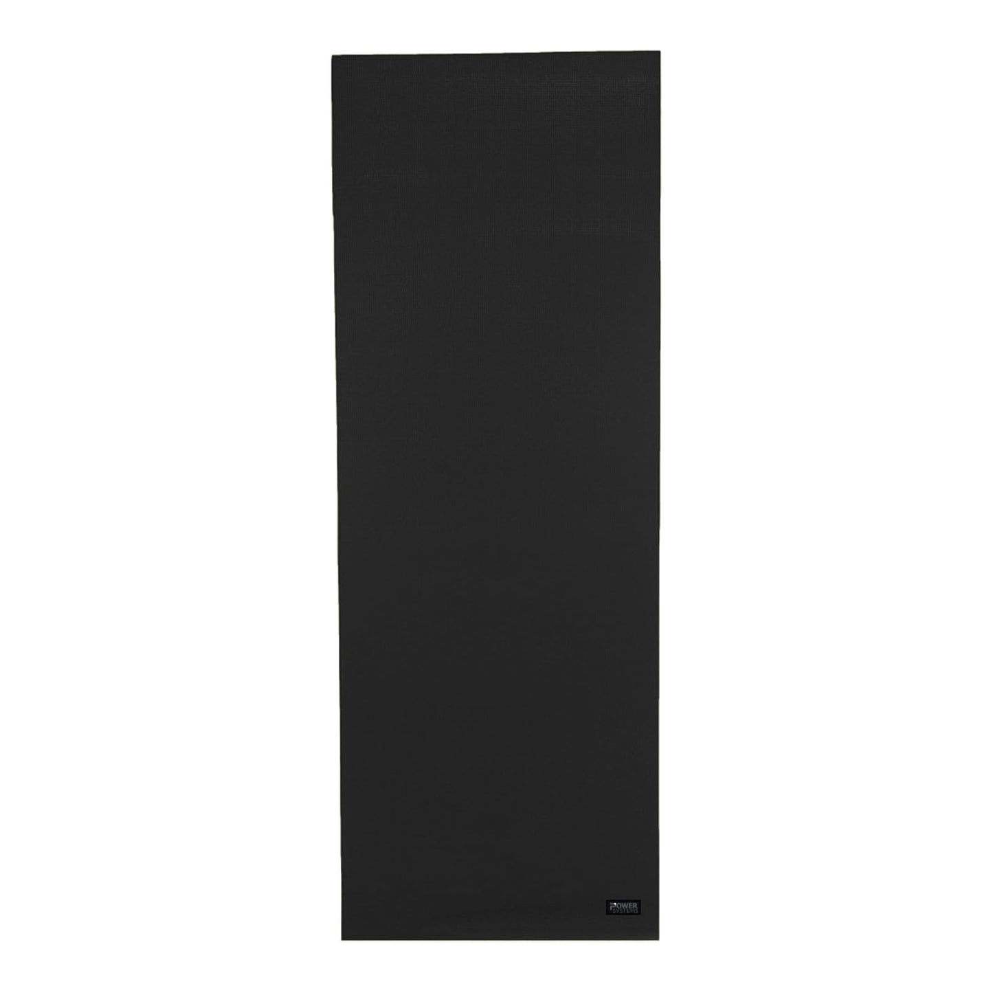 Power Systems Premium Yoga Sticky Mat - Secure, Adhesive, Textured Surface - Lightweight & Durable (Black, 1/4")