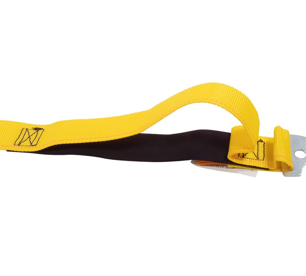 Mytee Products 8 Pack 2"x98.5" Pallet Rack Safety Straps for 8 ft Pallet Bays - 2400 lbs Breaking Strength Rack Safety Straps for Holding Pallets in Place - Warehouse Storage Shelving Accessories