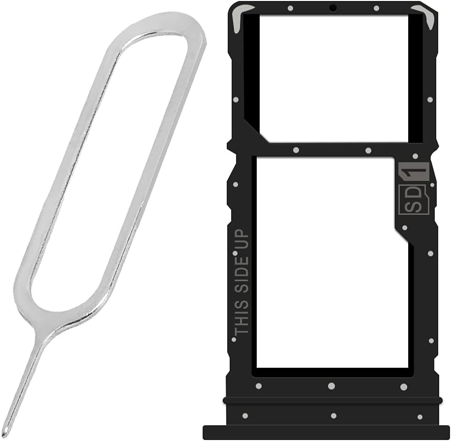 AceSoft 2020 XT2041-4 Perfectly Fit Standard Portable SIM and Memory Card Tray Holder w/SIM Card Ejection Pin