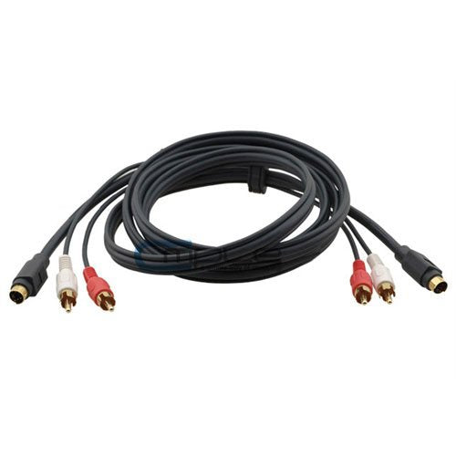 Cmple 75 4-PIN - S Video Cable ft SVHS Video Cable Mini Din S-Video Cord for Home Theater, Camcorder, DSS Receiver, DVD