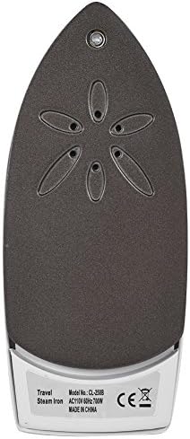 Skiennix Portable Handheld Steam Travel Iron - Compact & Foldable with Temperature Control | White