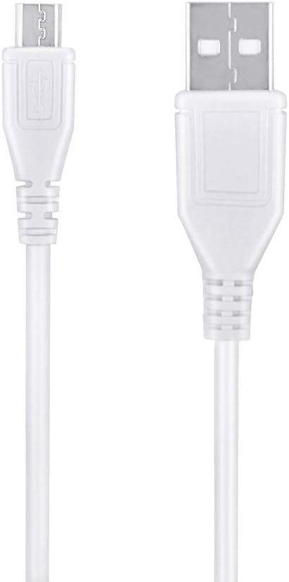 5ft S-100 ABLEGRID White Micro USB Power Charging Cord Cable Lead for Sound Oasis White Noise Machine & Speaker