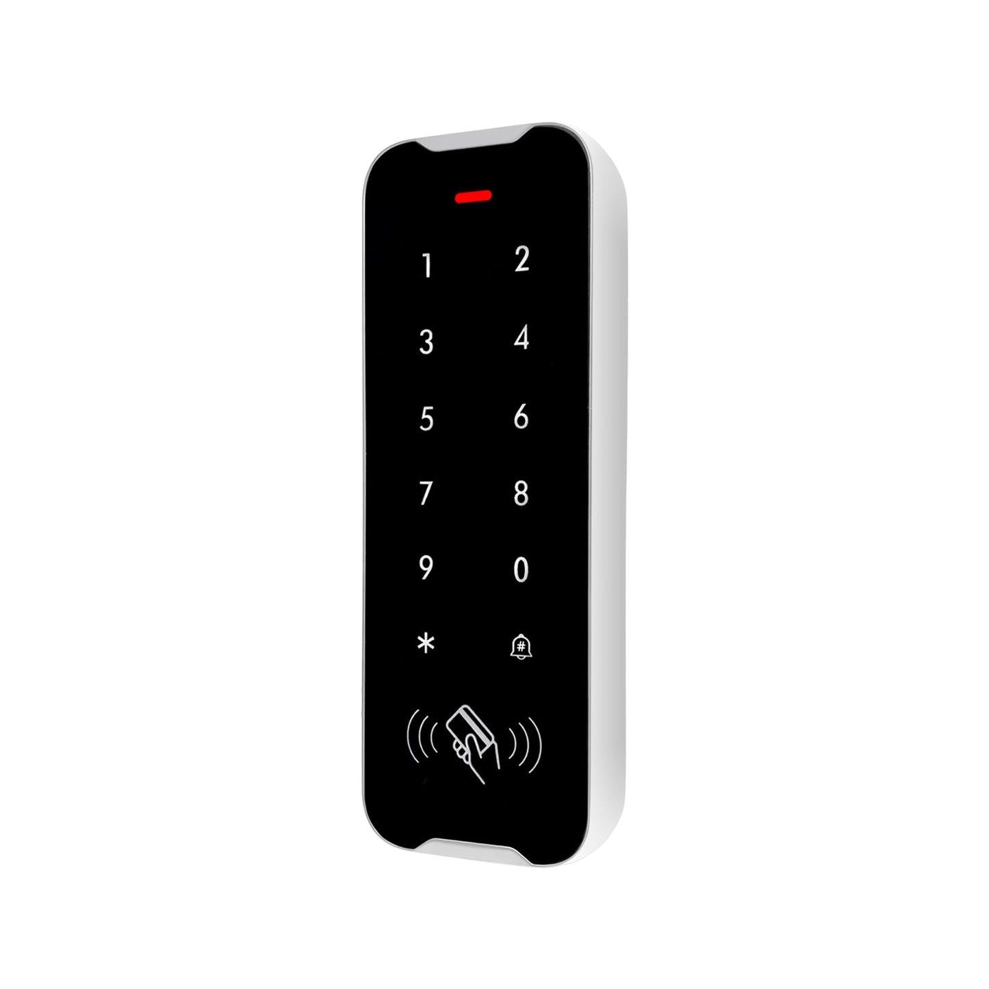 Door Access Control Kit, RFID Keypad, 1200LB Magnetic Lock Set, Exit Button, Doorbell, Power Supply Controller, 10 RFID Key Fobs (XC50-500kg-Kit)