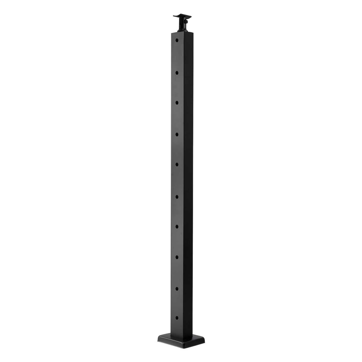 VEVOR Level Drilled Cable Railing Post, 10 Holes, 36x1x2 Inches Stainless Steel Cable Railing System Kit for Indoor Outdoor Deck Balcony, 4 Pack, Black, Product ID 4JZLGZXHS914UUOI6001V0
