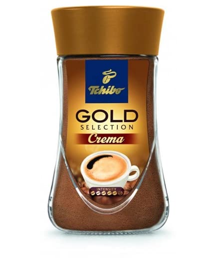 Tchibo Gold Selection Crema Instant Coffee - Rich Flavor & Aroma | 180g Pack