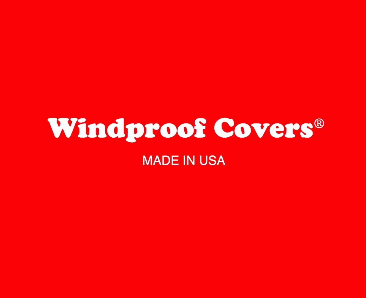 Windproof Covers 36 inch Heavy Duty Premium Vinyl Grill Cover to fit Viking Series 5 Built-in Grill