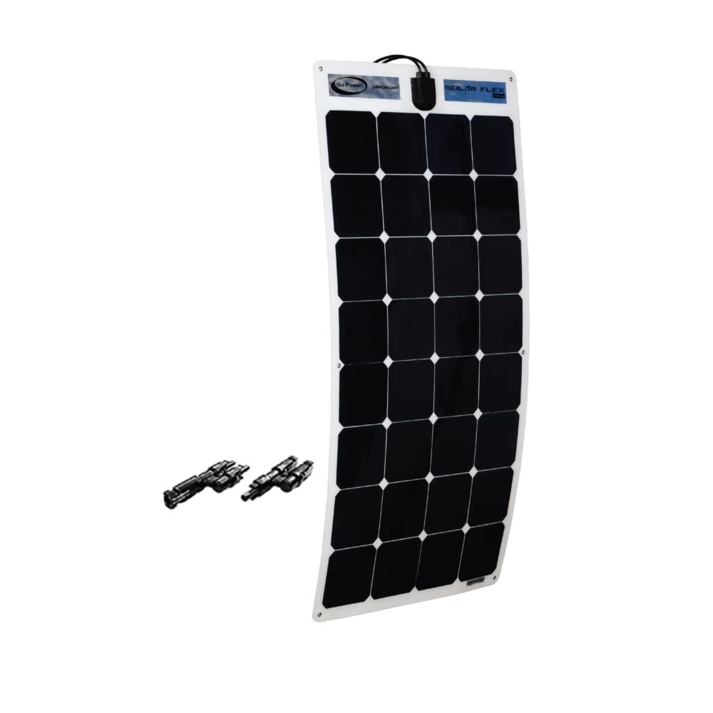 GP-FLEX-110E: 100 WATT / 5.71 AMP SOLAR EXPANSION KIT,Black