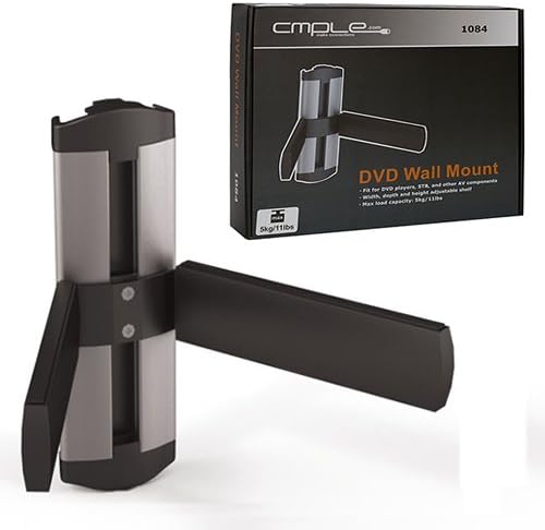 Cmple Adjustable Wall Mount Shelf for Media Devices