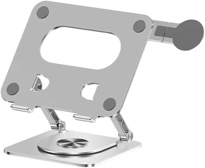 Benriotel 360 12 10-16 Inch Laptop Stand with Magnetic Phone Holder for Desk, Ergonomic Foldable Laptop Riser