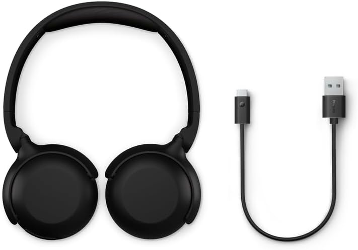 H2209 Call,25H 5.4,Compact Philips Wireless Headphones,On-Ear Bluetooth Headphones, Dynamic Bass, Sound Signature,Clear
