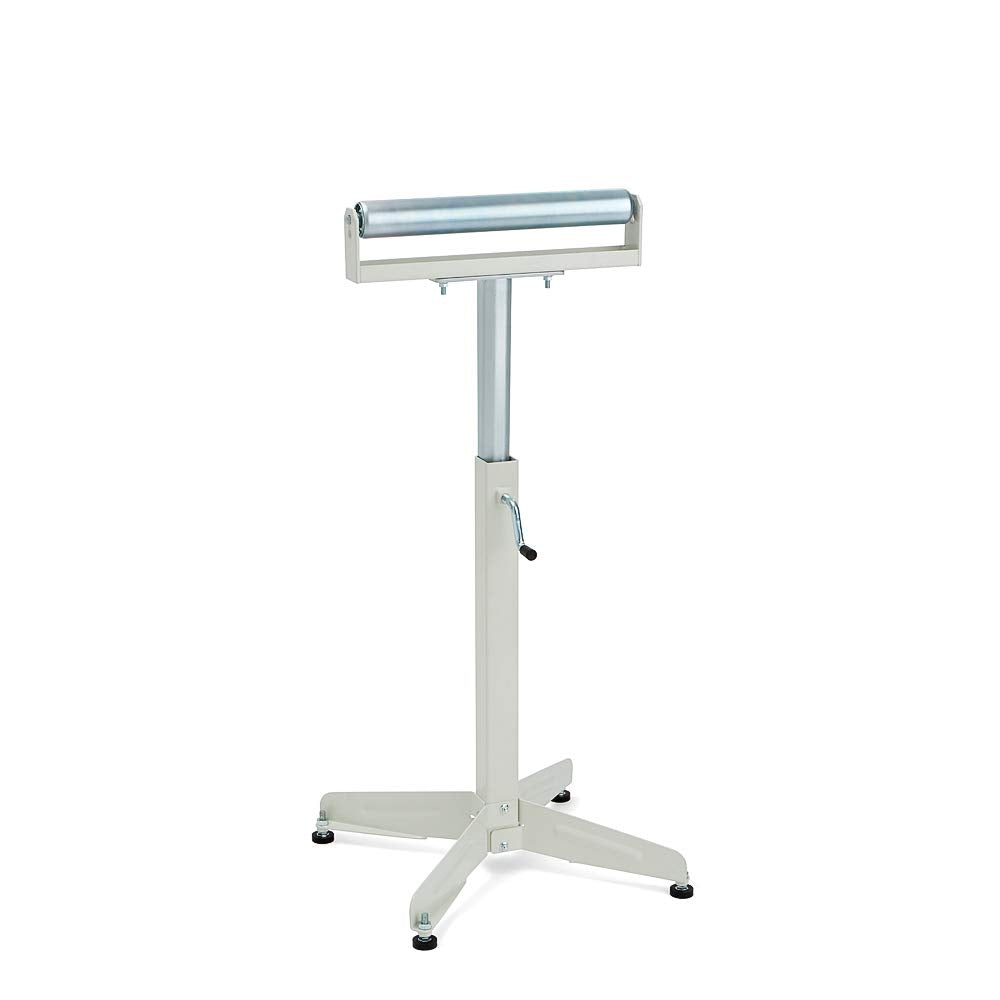 HTC HSS-18 Super Duty Adjustable 28-Inch to 45 1/2-Inch Tall Pedestal Roller Stand with 16-Inch Ball Bearing Roller, 500 Lbs. Material support , White