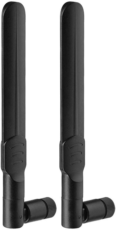 BINGFU 8dBi 4G (4-Pack) SMA Male LTE Antenna for Wireless CPE Router, Hotspot, Cellular Gateway, Trail/Game/Outdoor