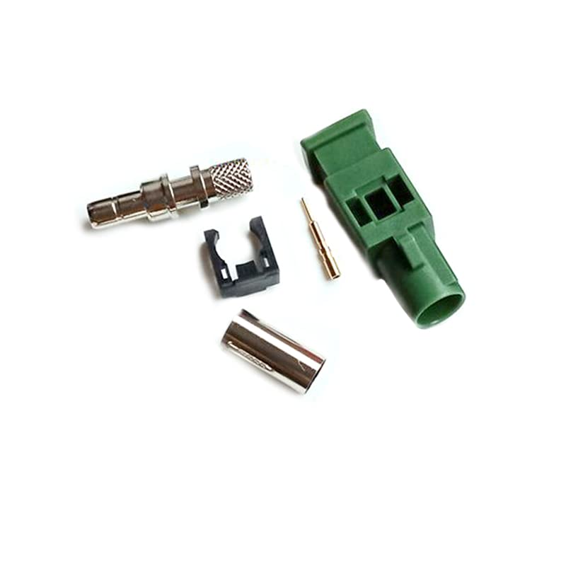 RG142 RG223 RF Coaxial Cable Connector, Fakra Video Connector E Male Cable Connector for Car XM Radio GPS Telematics
