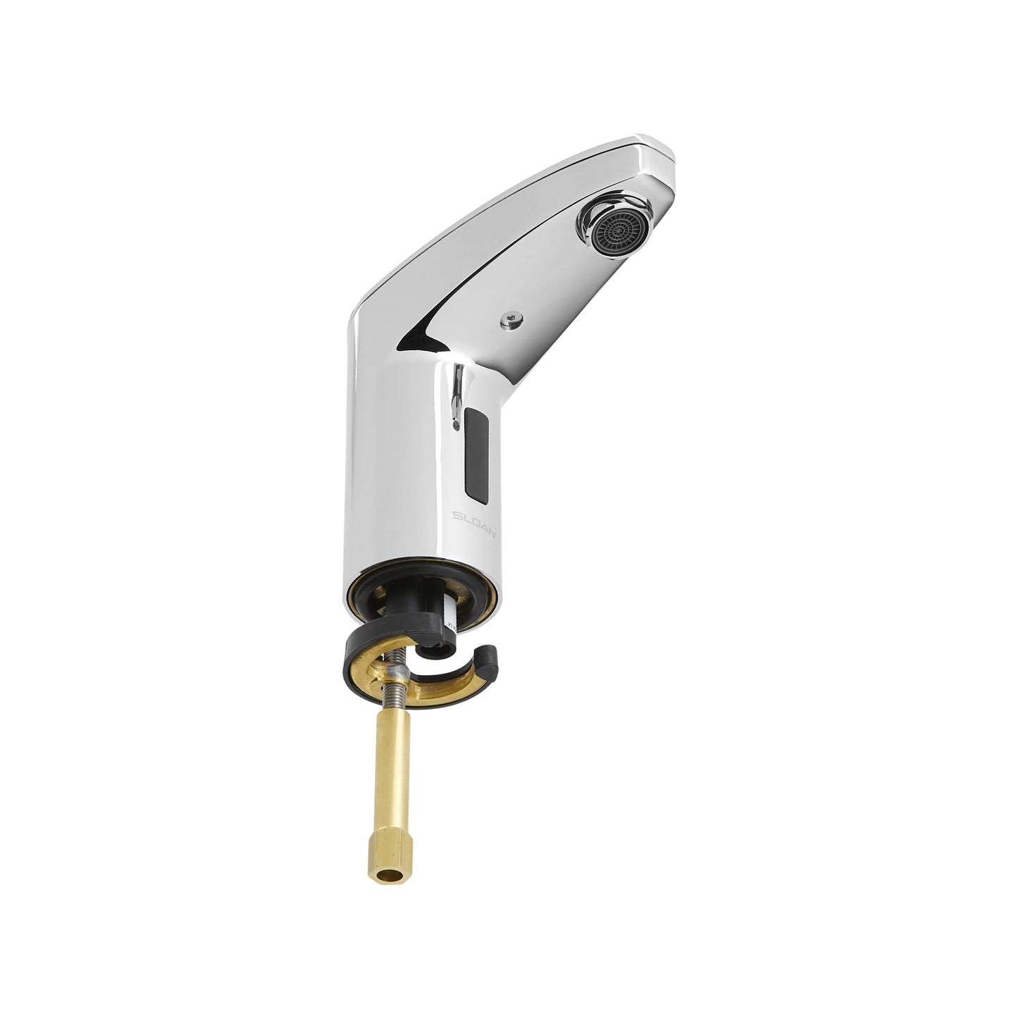 Sloan Optima EAF-350 Sensor Activated Touch-Free Faucet, Commercial Grade with Mounting Hardware - 0.5GPM Battery-Powered Deck-Mounted Mid Body, Polished Chrome Finish, 3335110