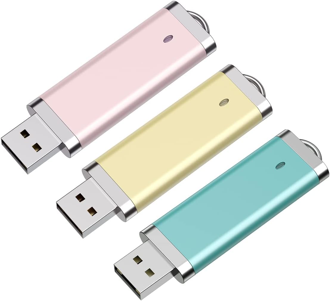 KEXIN 3 Pack 64GB 64 64G Flash Drive USB Drive Thumb Drive GB USB Flash Drive Jump Drive Flash Drives Photo Memory