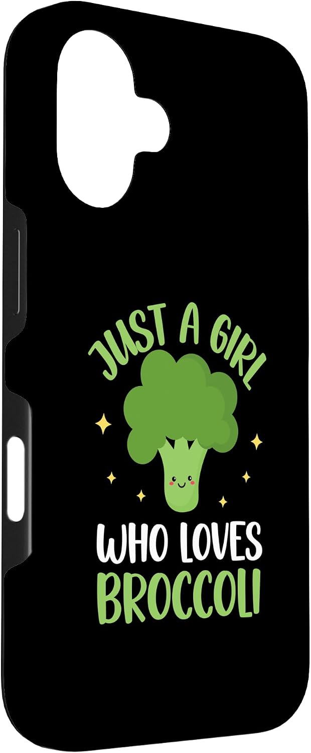 Best Broccoli Gifts Healthy Vegetable Leafy 16 iPhone Cool Broccoli Vegetarian Vegan Vegetable Food For Men Women Case