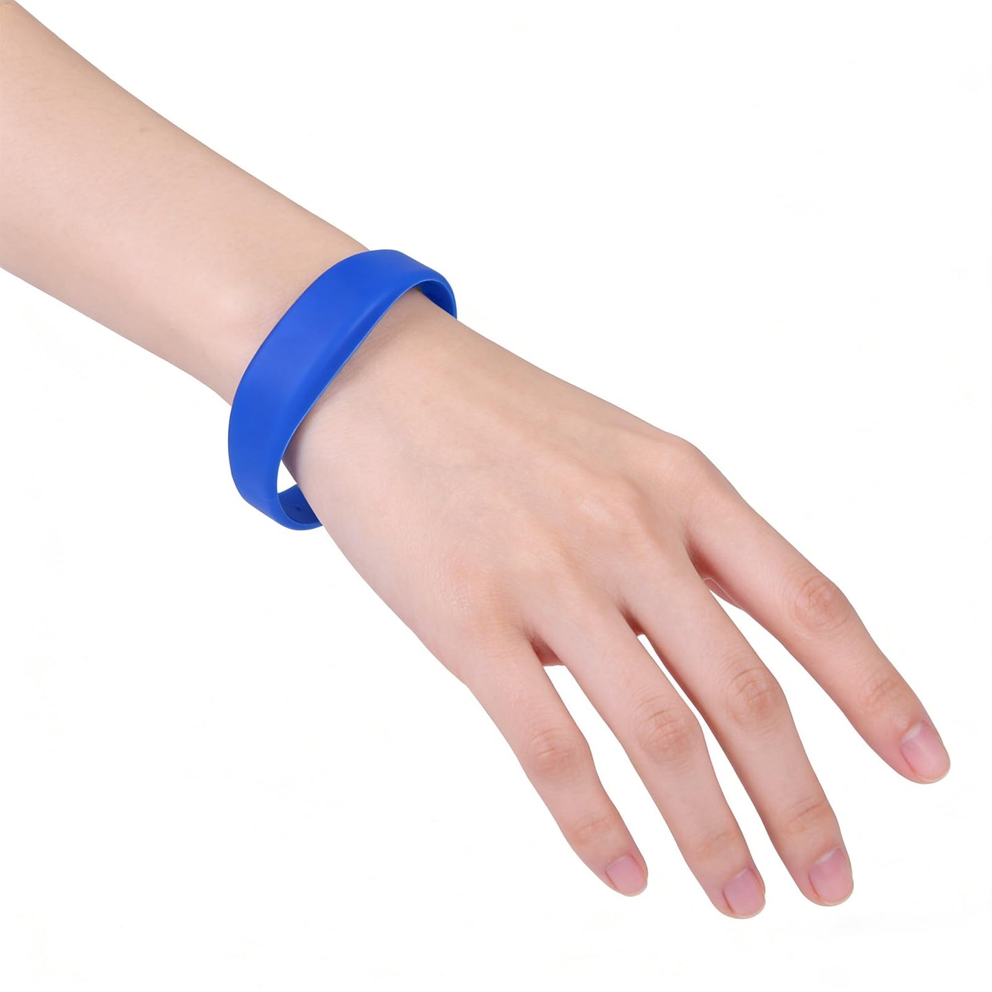 RFID Wristband, 13.56MHz Silicone Waterproof IC Bracelet for Access Control, Gym Membership, Water Park for 2PCS