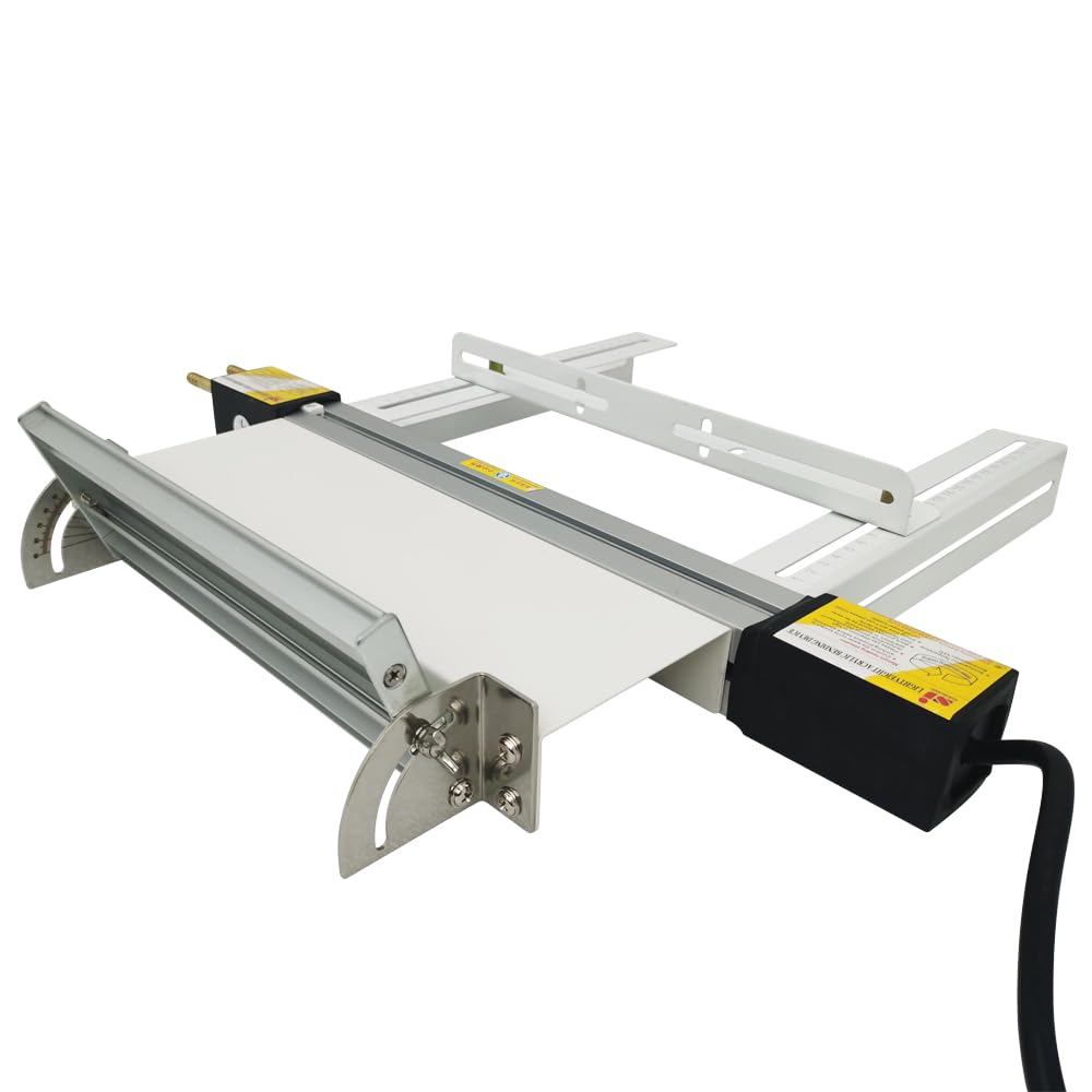 PreAsion 110V Acrylic Plastic Heat Bending Machine 12inch/30cm with Bracket Angle Adjustment PVC Bender
