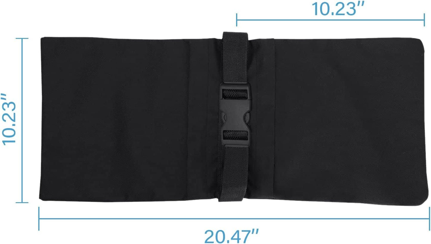 ifkdnr 6 Packs Sandbags, Heavy Duty Sand Bags with 12 PE Bags, Sand Bags with Buckle Straps for Support Light Stand, C Stand, Light Stand with Caster, More 2/4/6/8/10/12/14 Packs Sandbag to Choose.