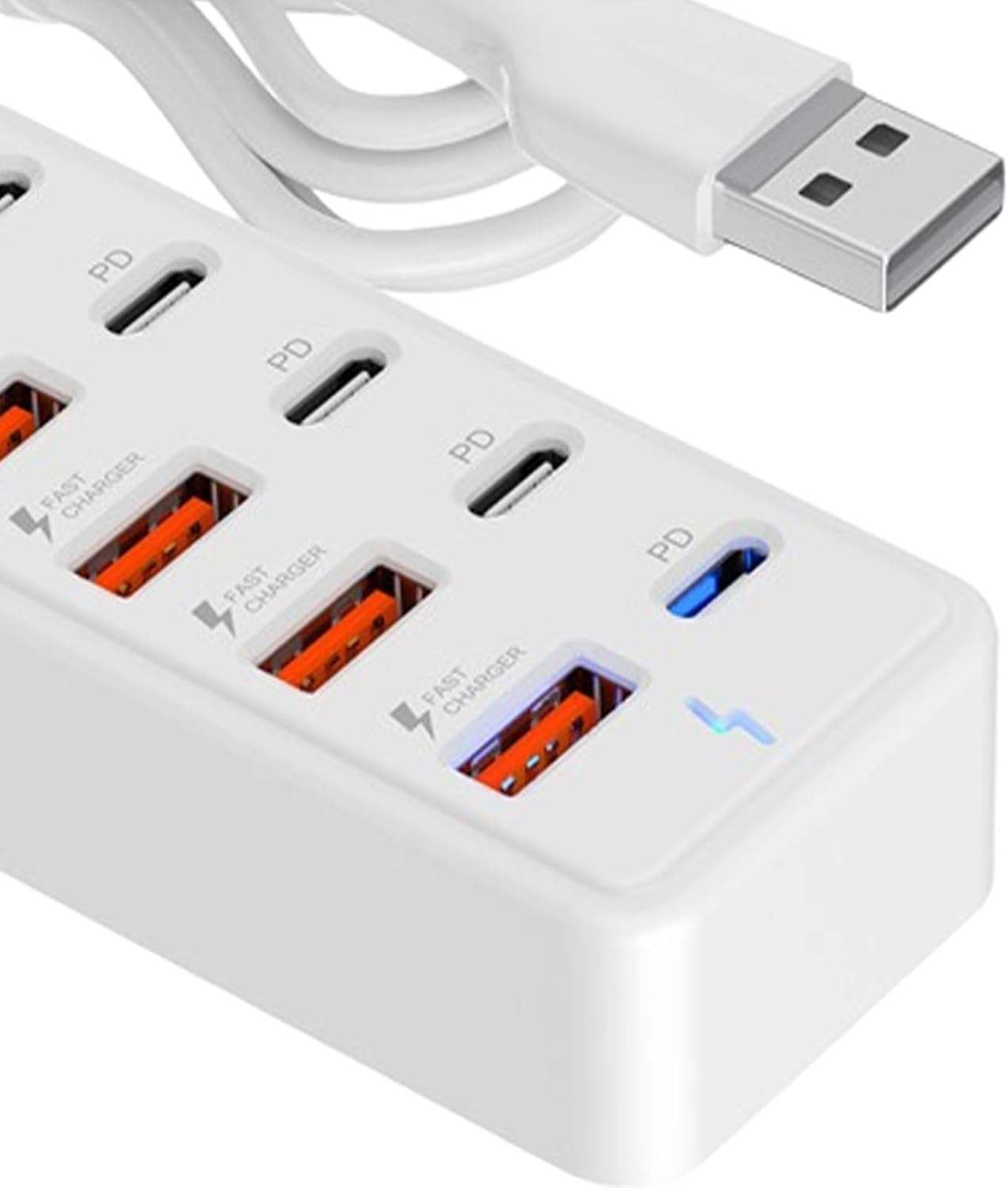 Generic 12-in-1 Docking Station, Multiport Adapter USB Charging Hub for Laptop, Desktop, Tablet, Home Office, Study