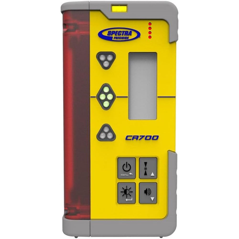Spectra Precision CR700 Combination Laser Receiver with C70 Rod Clamp, C71 Magnetic Mount, Alkaline Batteries, Patented Reception Technology