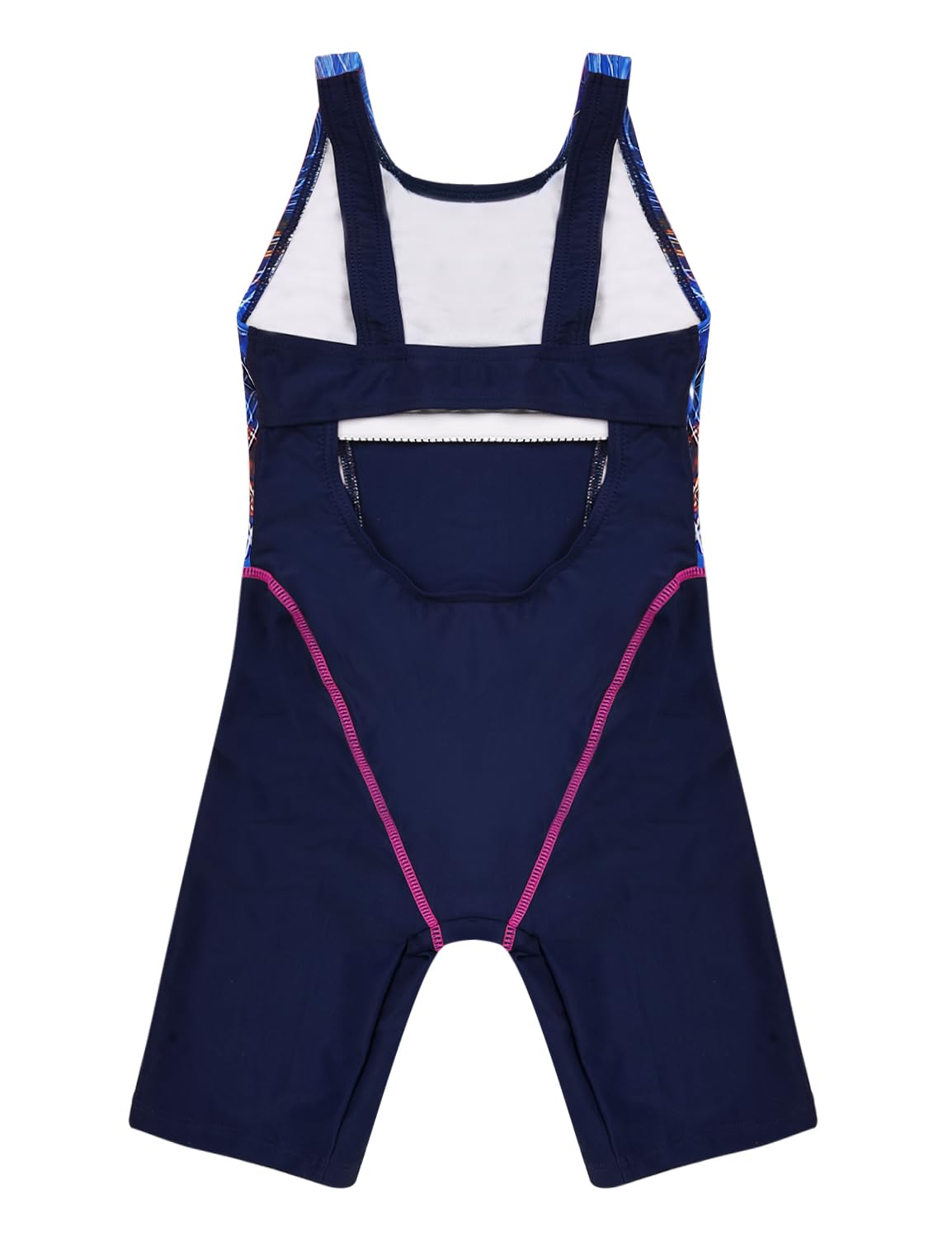 Cadocado Little Girls Athletic One Piece Swimsuit Girls Training Competition Swimsuits Surfing Swimsuit for Girls (2-4 Years) Multicolor
