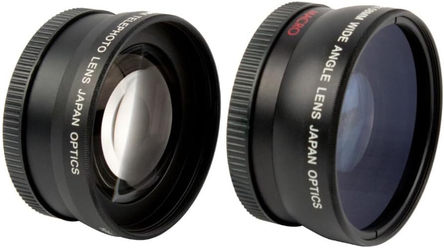 Focus 58mm 2-Piece Set Camera Wide and Tele Lens