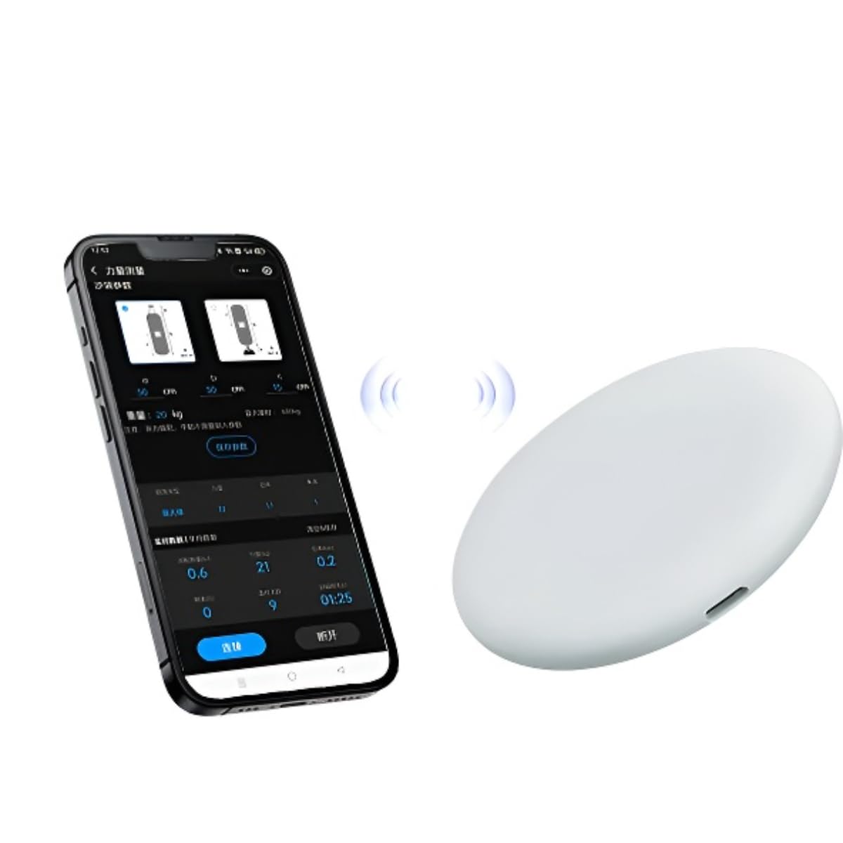 Lubeby Smart Punch Power Meter - Boxing Strength Analyzer with App, Max Force Measurement in Lbs/Kg for Home Gym, MMA Training, Fitness Enthusiasts