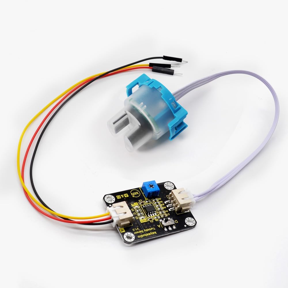 V1 KEYESTUDIO Turbidity Sensor Module for Arduino,Water Quality Monitor Particles Water/Liquid Turbidity Level Tester