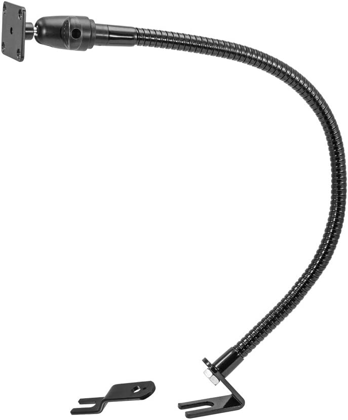 ARKON 4 Mounts Car or Truck Seat Rail Mounting Pedestal with Gooseneck and Hole AMPS Head