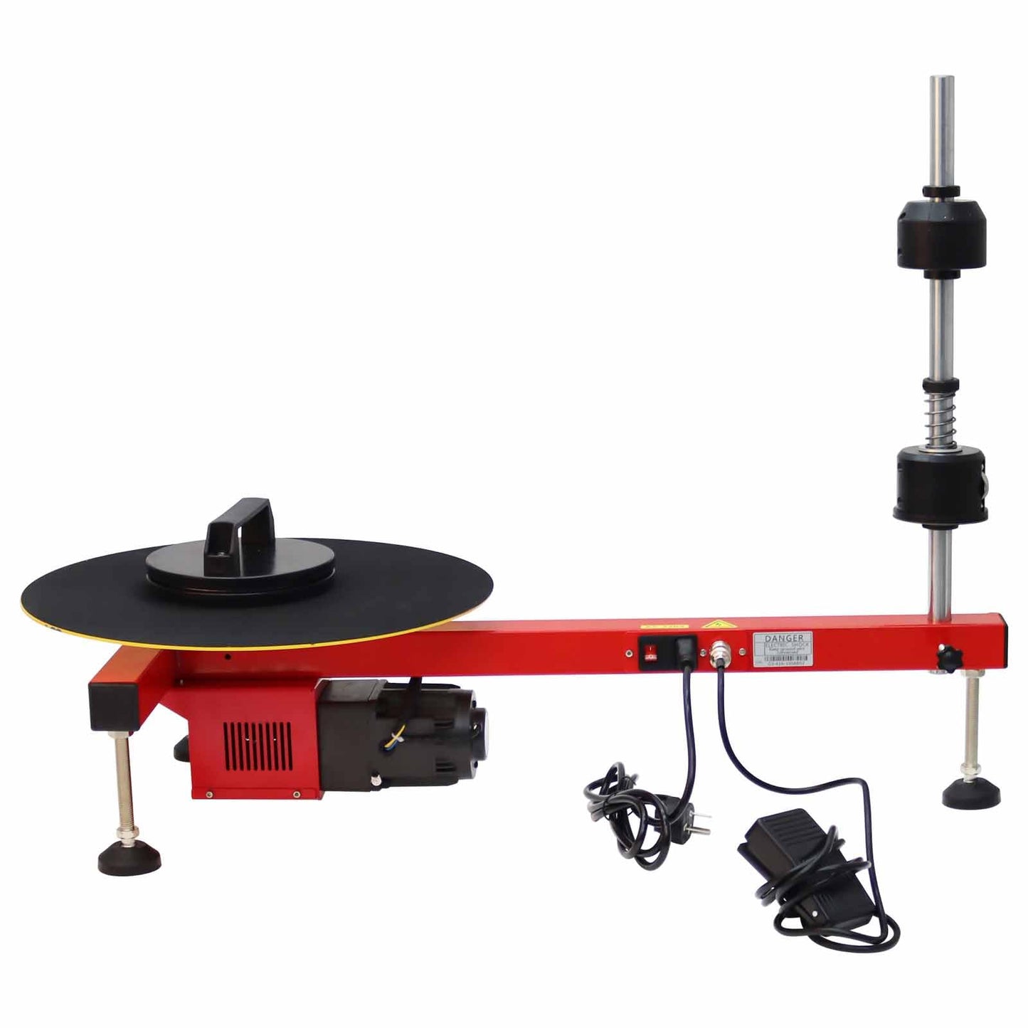 INTBUYING 220V Electric Stretch Film Wrapping Bench Semi-auto Table Stretch Film Dispenser Wrap Machine Wrap-Around Film baler for 27.5" (70cm)-Wide Film