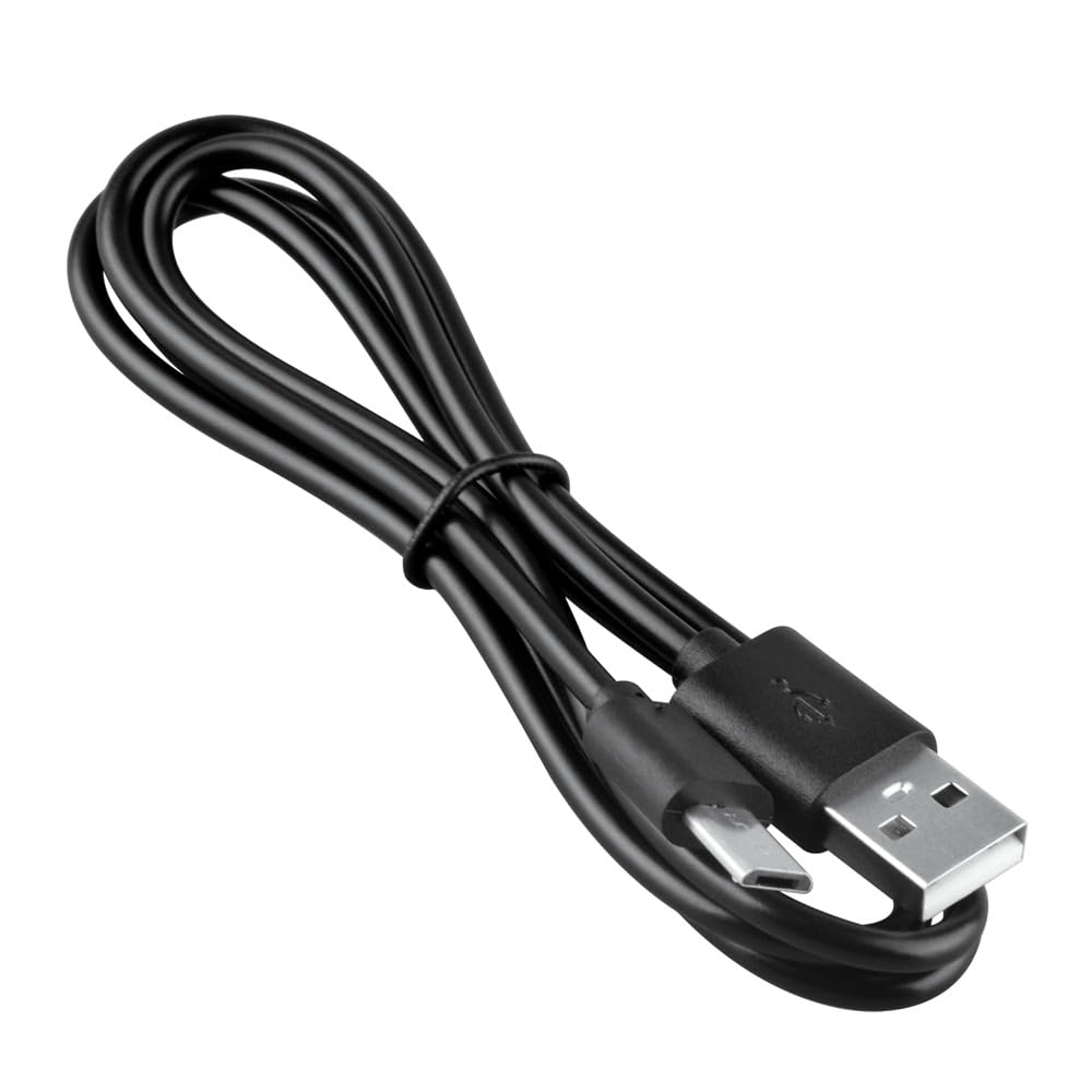 10mm PKPOWER New DC Extra Long Tip Micro USB Charger Cable Cord for Charging Power Bank, black