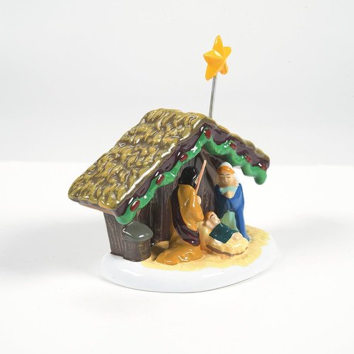 Department 56 Nativity Holy Family Miniature Figurine - 1.57 Inch, Colorful Snow Village Accessory
