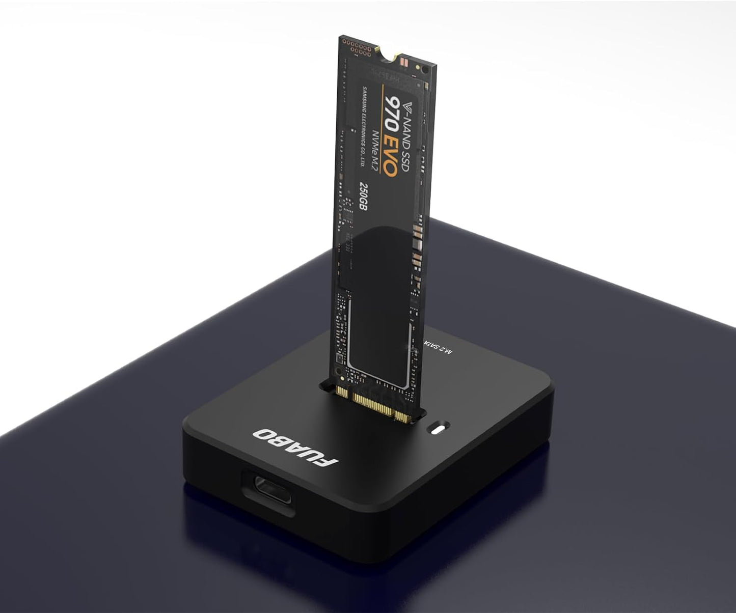 FUABO 10Gbps M.2 M.2 2280 2260 2242 2230 22110 SSD to Type C Docking Station (M Key, B+M Key) NVMe and SATA NGFF Reader