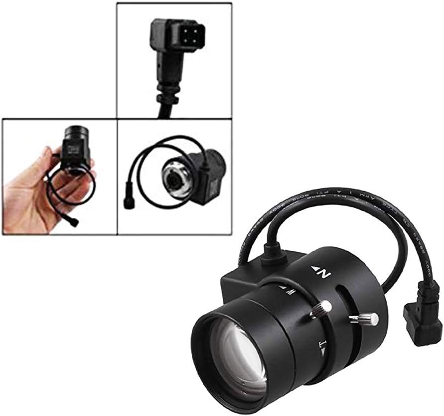 Yohii 5-50mm 1/3" F1.6 (G7.23) Format Aperture CS Mount DC Auto Varifocal IR CCTV Lens for Box Body Camera