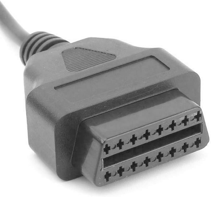 WSDMAVIS 1 16 OBD2 Pcs Pins Extension Cable to USB Female Port Charging Adapter Cables Connector for Car Extension Cord